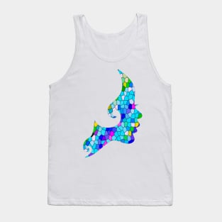 Women face stained glass Tank Top